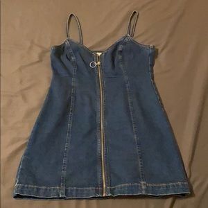 Topshop Denim Dress